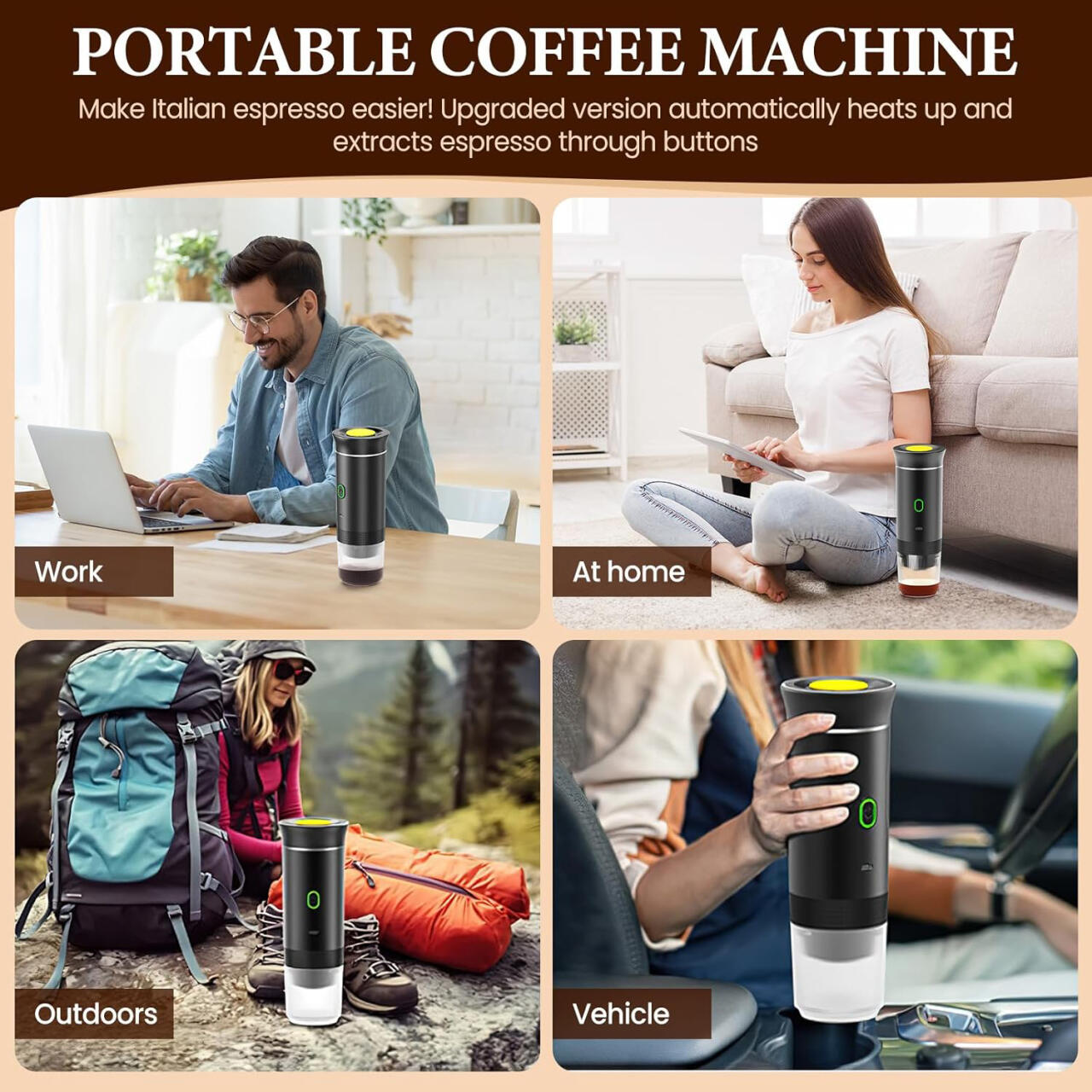 Cafetera Expresó Portátil