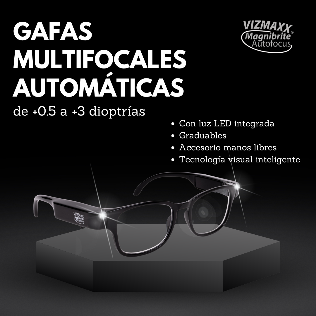Gafas de lectura + luz LED
